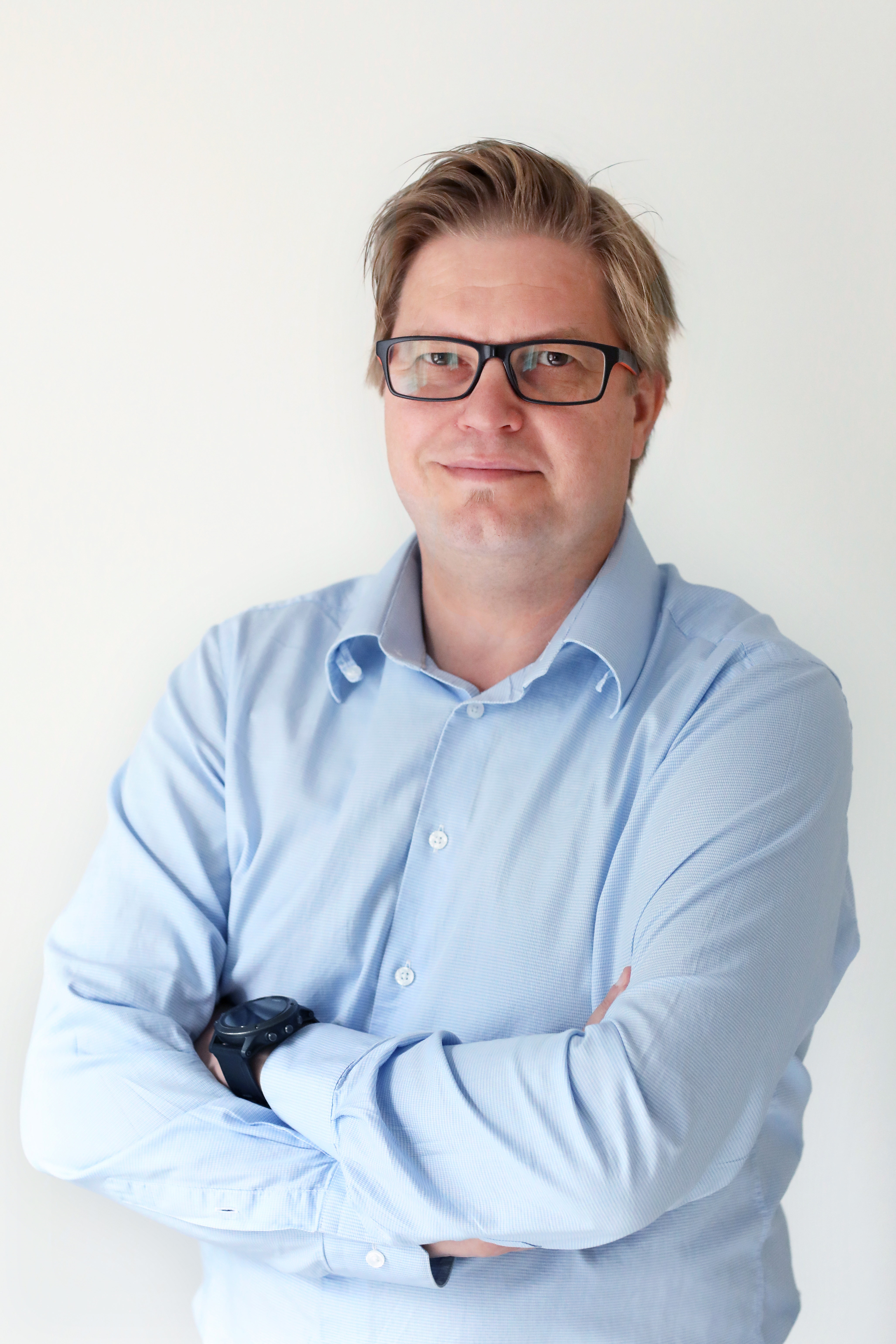 Jussi Eronen puhumassa Kiinteistömessuilla